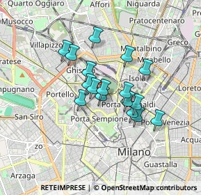 Mappa , 20154 Milano MI, Italia (1.25235)