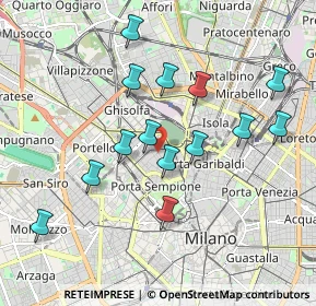 Mappa , 20154 Milano MI, Italia (1.81357)