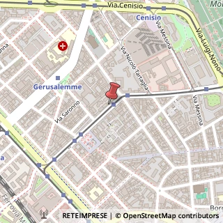 Mappa Via Giulio Cesare Procaccini, 34, 20154 Milano, Milano (Lombardia)
