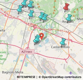 Mappa Via Signaroli, 25010 Borgosatollo BS, Italia (4.55545)