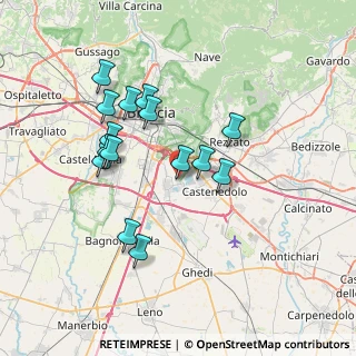 Mappa Via Signaroli, 25010 Borgosatollo BS, Italia (6.66067)