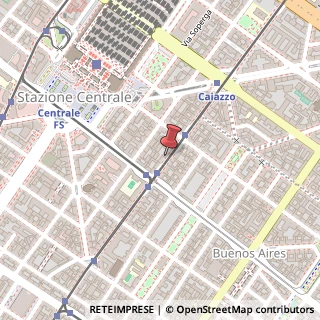 Mappa Via Luigi Settembrini, 31, 20124 Milano, Milano (Lombardia)