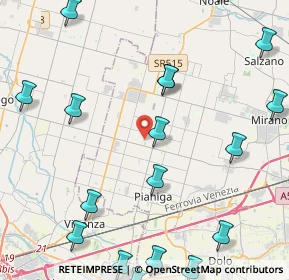 Mappa Via Luigi Einaudi, 30030 Santa Maria di Sala VE, Italia (6.2125)