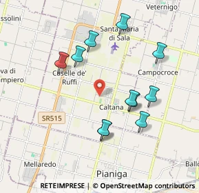 Mappa Via Luigi Einaudi, 30030 Santa Maria di Sala VE, Italia (1.84)