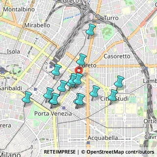 Mappa Via Pergolesi Giovanni Battista, 20124 Milano MI, Italia (0.84)