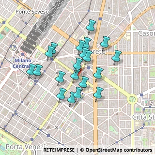 Mappa Via Pergolesi Giovanni Battista, 20124 Milano MI, Italia (0.3745)