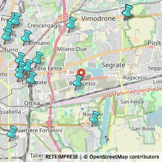 Mappa Via Emilia, 20090 Segrate MI, Italia (3.45588)