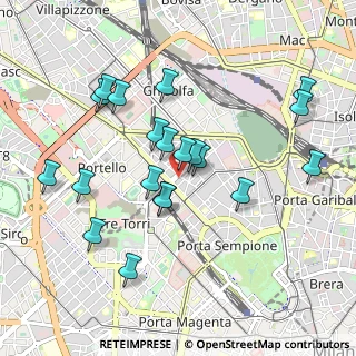 Mappa Via Angelo Poliziano, 20154 Milano MI, Italia (0.927)