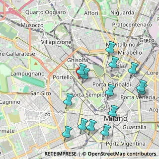 Mappa Via Angelo Poliziano, 20154 Milano MI, Italia (2.34857)