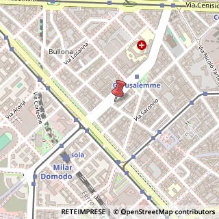 Mappa Via Angelo Poliziano, 10, 20154 Milano, Milano (Lombardia)