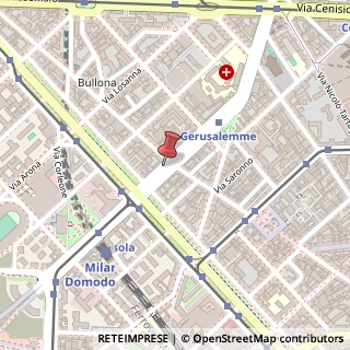 Mappa Via Angelo Poliziano, 8, 20154 Milano, Milano (Lombardia)