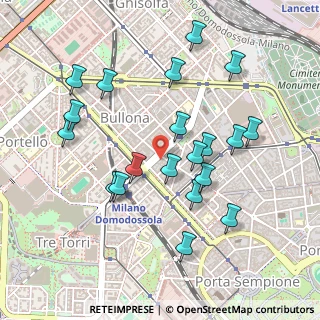 Mappa Via Angelo Poliziano, 20154 Milano MI, Italia (0.483)