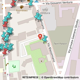 Mappa Via Privata Massimiano, 20134 Milano MI, Italia (0.0963)