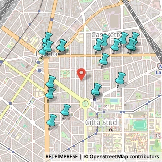 Mappa Via Lomonaco Francesco, 20131 Milano MI, Italia (0.539)