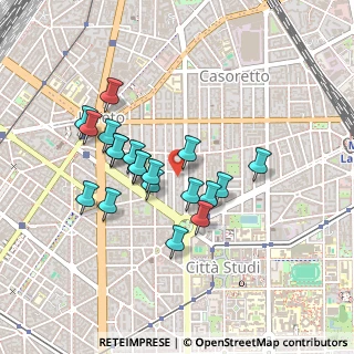 Mappa Via Lomonaco Francesco, 20131 Milano MI, Italia (0.3855)