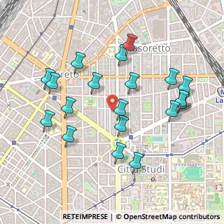 Mappa Via Lomonaco Francesco, 20131 Milano MI, Italia (0.509)