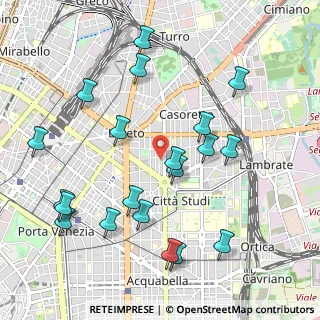 Mappa Citofono: MASSIMODECARLO, 20131 Milano MI, Italia (1.1305)