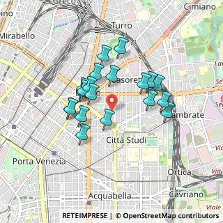 Mappa Via Lomonaco Francesco, 20131 Milano MI, Italia (0.7255)
