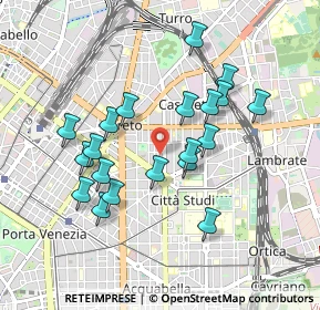 Mappa Citofono: MASSIMODECARLO, 20131 Milano MI, Italia (0.8395)