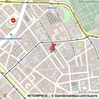Mappa Via Giovanni Battista Bertini, 17, 20154 Milano, Milano (Lombardia)