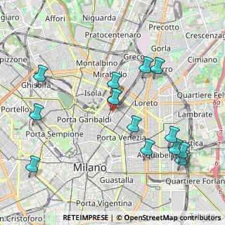 Mappa Via Zezon Achille, 20124 Milano MI, Italia (2.31154)