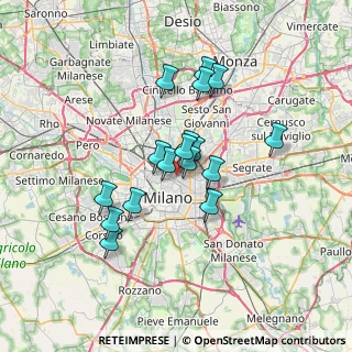 Mappa Via Zezon Achille, 20124 Milano MI, Italia (5.45294)