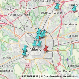 Mappa Via Zezon Achille, 20124 Milano MI, Italia (3.27818)