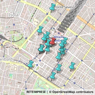 Mappa Via Zezon Achille, 20124 Milano MI, Italia (0.351)