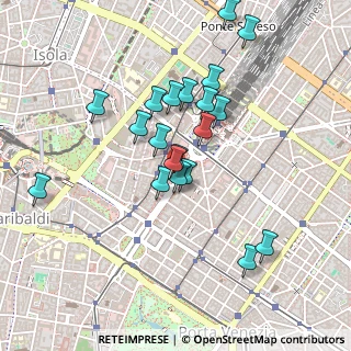 Mappa Via Zezon Achille, 20124 Milano MI, Italia (0.4175)