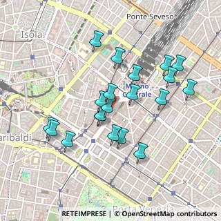 Mappa Via Zezon Achille, 20124 Milano MI, Italia (0.427)