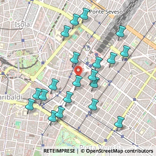 Mappa Via Zezon Achille, 20124 Milano MI, Italia (0.5385)