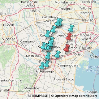 Mappa Via Severi, 35011 Campodarsego PD, Italia (9.88529)