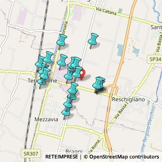 Mappa Via Severi, 35011 Campodarsego PD, Italia (0.7235)