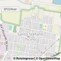 지도 Santo Stefano Ticino