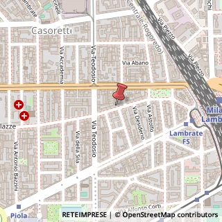 Mappa Via Vallazze, 105, 20131 Milano, Milano (Lombardia)