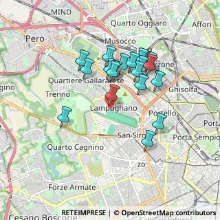 Mappa Via Diomede, 20151 Milano MI, Italia (1.583)