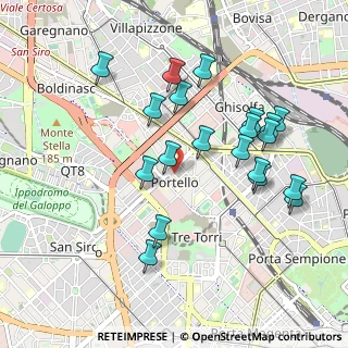 Mappa Via Privata Val Vigezzo, 20149 Milano MI, Italia (0.9665)
