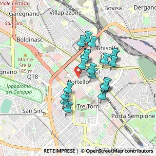 Mappa Via Privata Val Vigezzo, 20149 Milano MI, Italia (0.725)