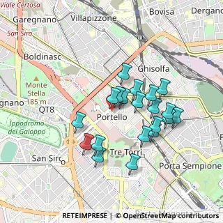 Mappa Via Privata Val Vigezzo, 20149 Milano MI, Italia (0.773)