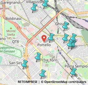 Mappa Via Privata Val Vigezzo, 20149 Milano MI, Italia (1.21083)