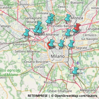 Mappa Via Privata Val Vigezzo, 20149 Milano MI, Italia (7.72286)
