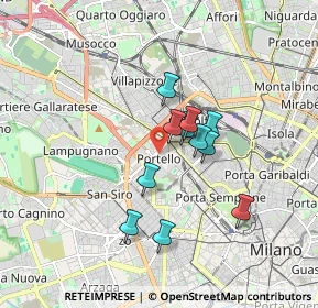 Mappa Via Privata Val Vigezzo, 20149 Milano MI, Italia (1.30636)