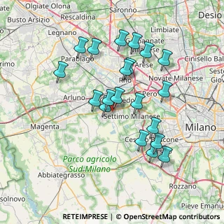 Mappa Via Giuseppe Verdi, 20010 Cornaredo MI, Italia (6.8475)