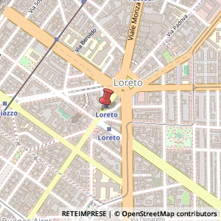 Mappa Corso Buenos Aires,  77, 20124 Milano, Milano (Lombardia)