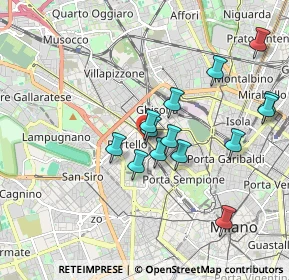 Mappa Corso Sempione, 20149 Milano MI, Italia (1.71786)