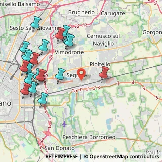 Mappa Via Giambattista Tiepolo, 20090 Segrate MI, Italia (5.1195)