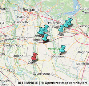 Mappa Via Fratelli Cervi, 24051 Antegnate BG, Italia (10.74353)