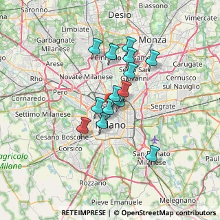 Mappa Via G. De Castillia, 20124 Milano MI, Italia (5.23929)