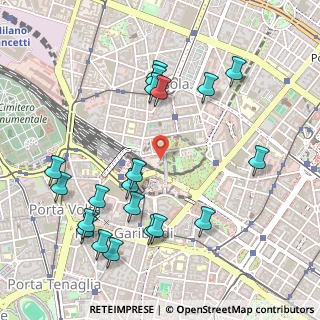 Mappa Via G. De Castillia, 20124 Milano MI, Italia (0.575)