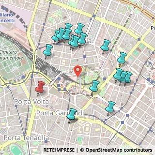 Mappa Via G. De Castillia, 20124 Milano MI, Italia (0.535)